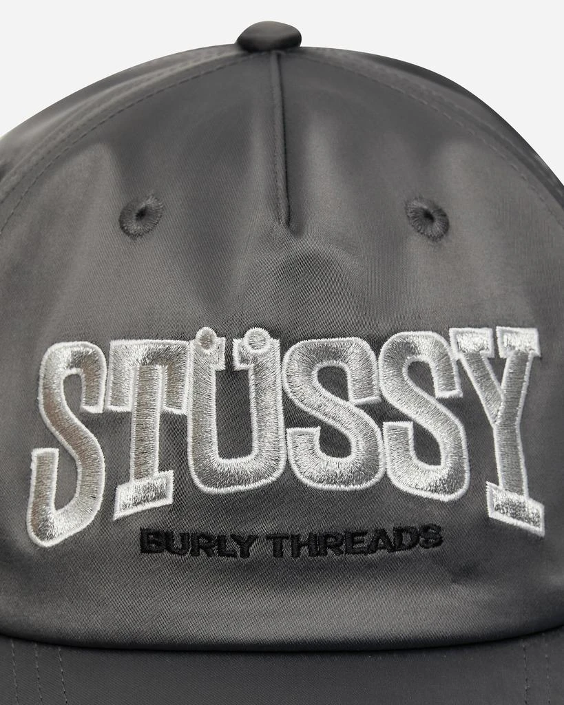 STUSSY Burly Threads Snapback Cap Grey 6