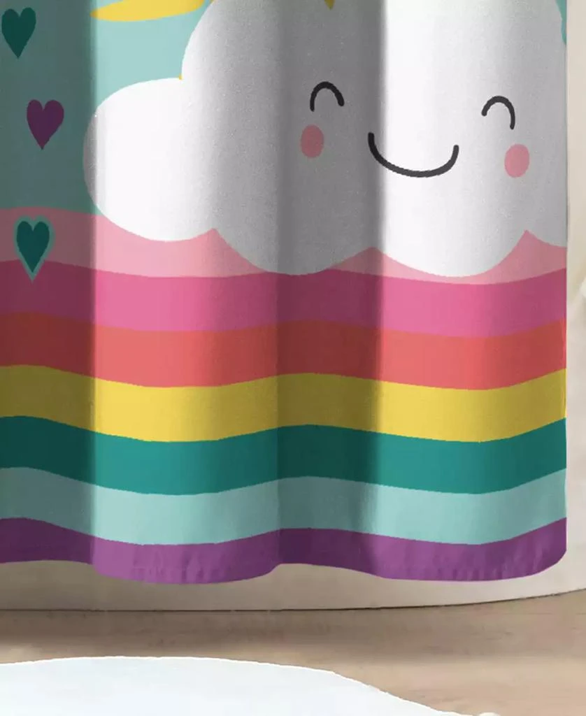 Dream Factory Rainbow Flare Shower Curtain, 72" x 72" 3