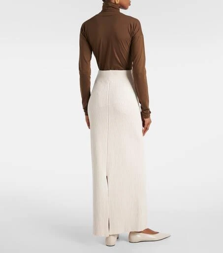 Totême Cotton-blend bouclé maxi skirt 3