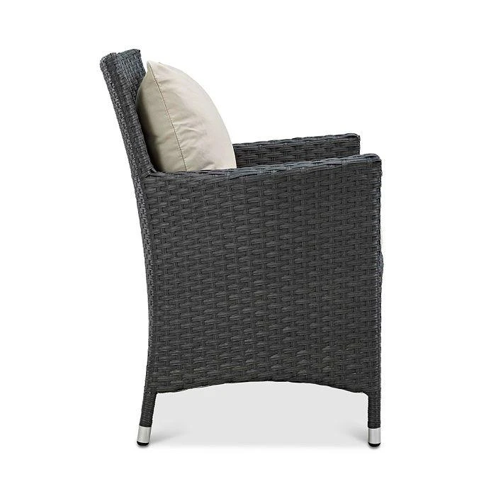 Modway Sojourn Outdoor Patio Sunbrella® Rattan Dining Armchair 5
