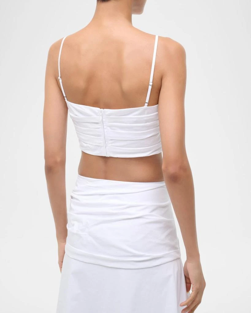 Staud Lorenzo Gathered Crop Top 3