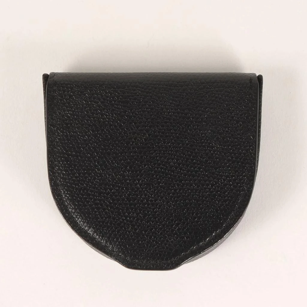 VALEXTRA Leather Coin Purse/Coin Case (Pre-Owned) 2