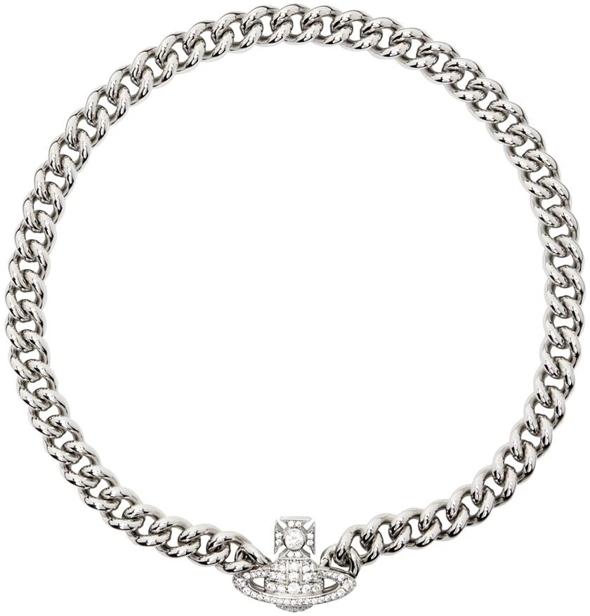Vivienne Westwood Silver Graziella Small Choker Necklace 1