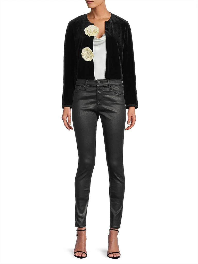 Ciao Lucia Javiera Rosette Velvet Jacket 2