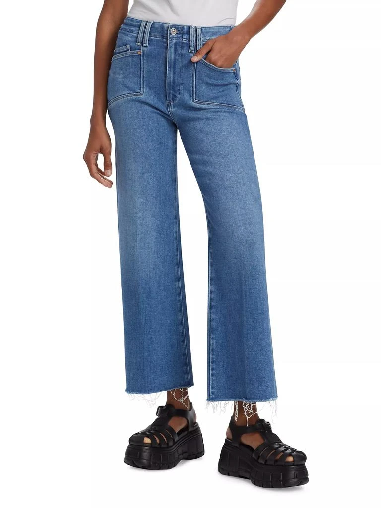 Paige Anessa Raw Wide-Leg Jeans 3