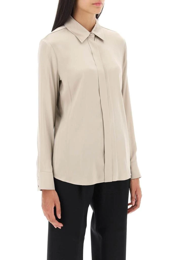 MAX MARA STUDIO 'Anversa' silk satin shirt 3