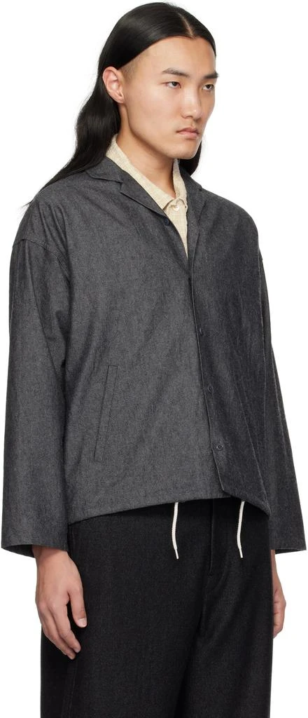 Nanamica Gray Cotton Wool Deck Jacket 2