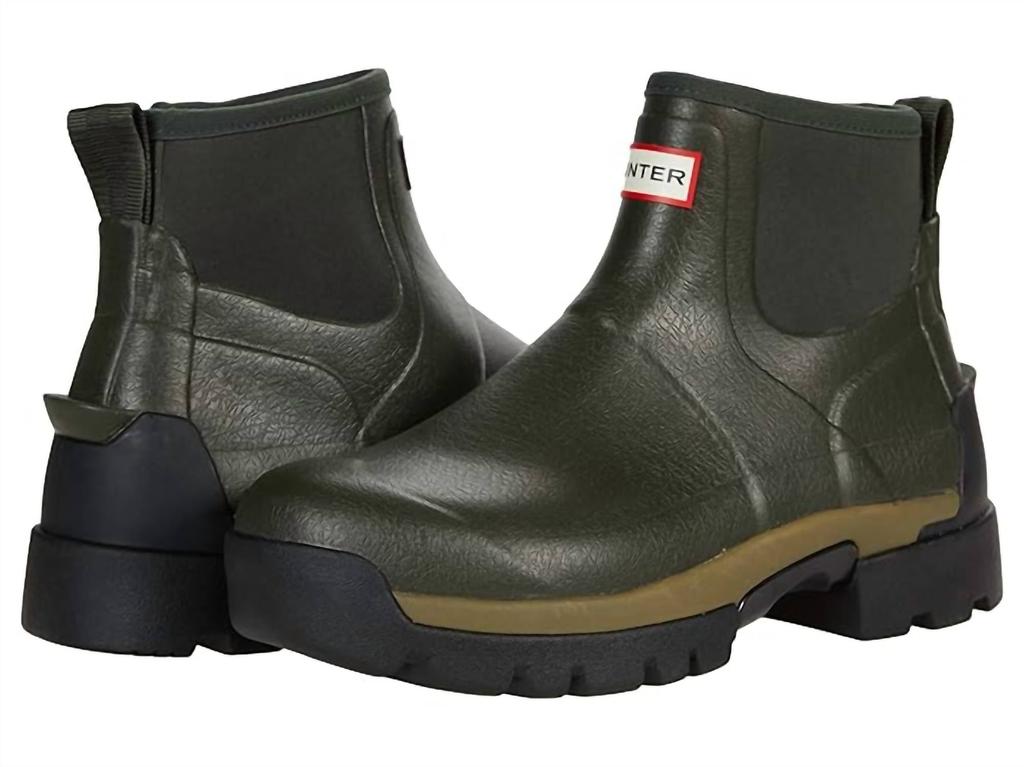Hunter Women's Rain Mid Calf Boots - Medium In Dark Olive
