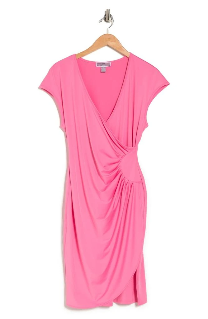 Love by Design Delaney Cap Sleeve Side Ruched Midi Dress 3