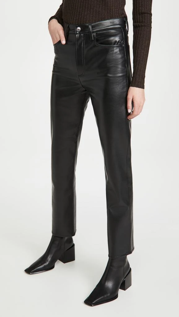 AGOLDE Recycled Leather Fitted '90s Pants 4