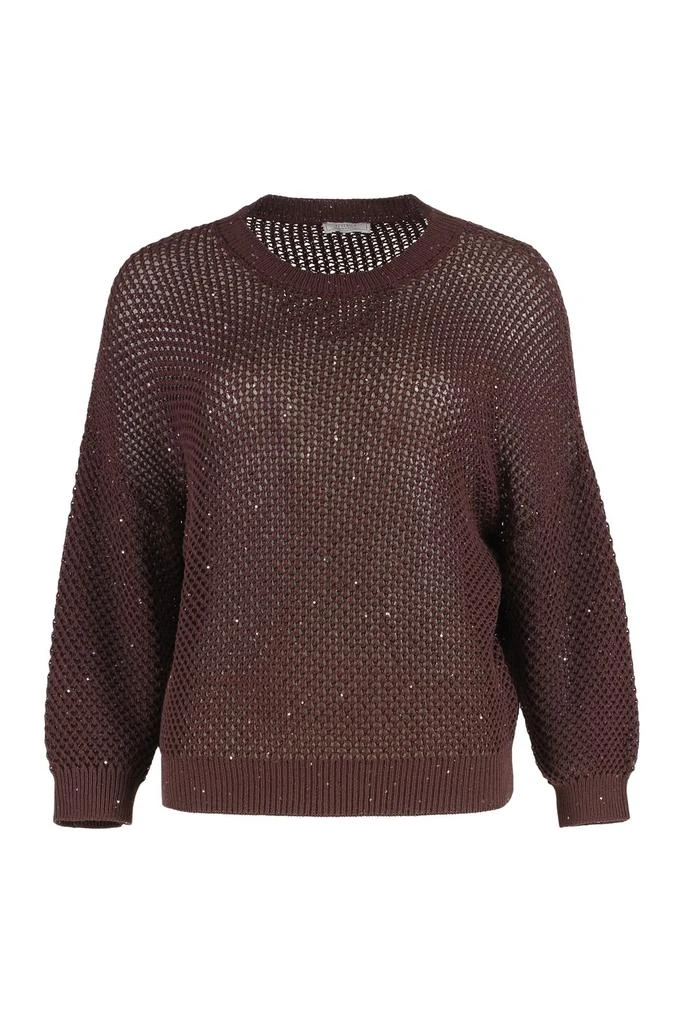 Peserico Peserico Crew Neck Knit Sweater 1