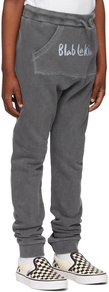 BlabLakia Kids Grey Logo Lounge Pants 2