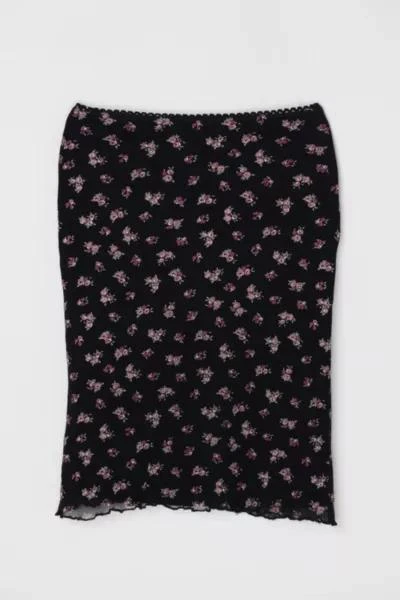 Urban Outfitters Vintage Y2k Printed Flower Midi Skirt 3