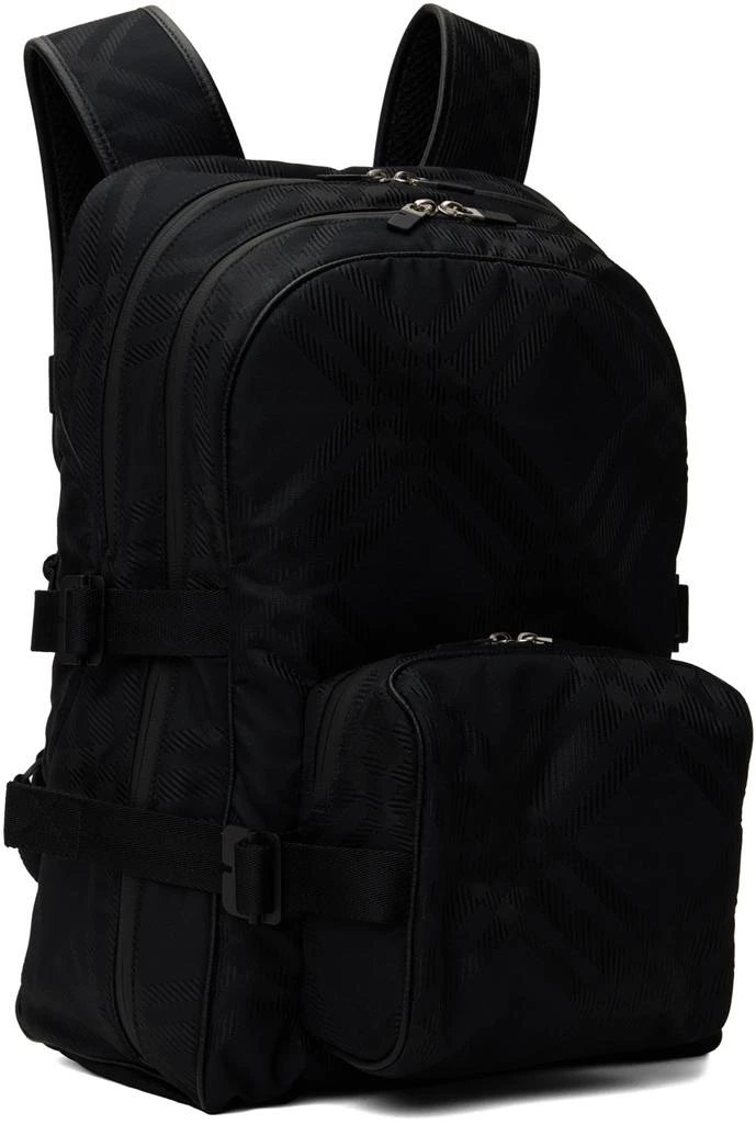 Burberry Black Check Backpack 2