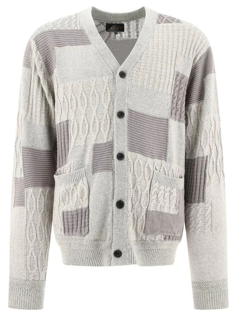 BEAMS PLUS Beams Plus "Patchwork" Cardigan 1