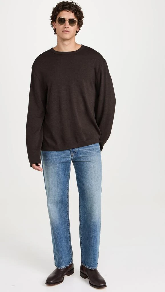 Officine Générale Benny Double Face Felted Wool Tee 4