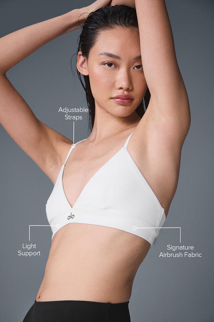 Alo Splendor Bra - Neon Bubblegum/White