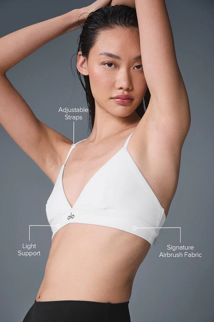 Alo Splendor Bra - Neon Bubblegum/White 2