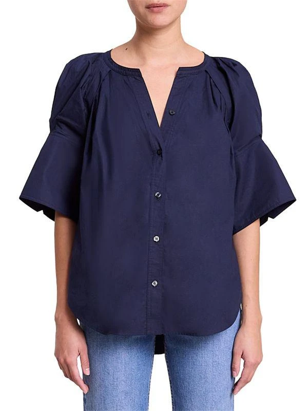 A.L.C. Chloe Pleated Blouse 1