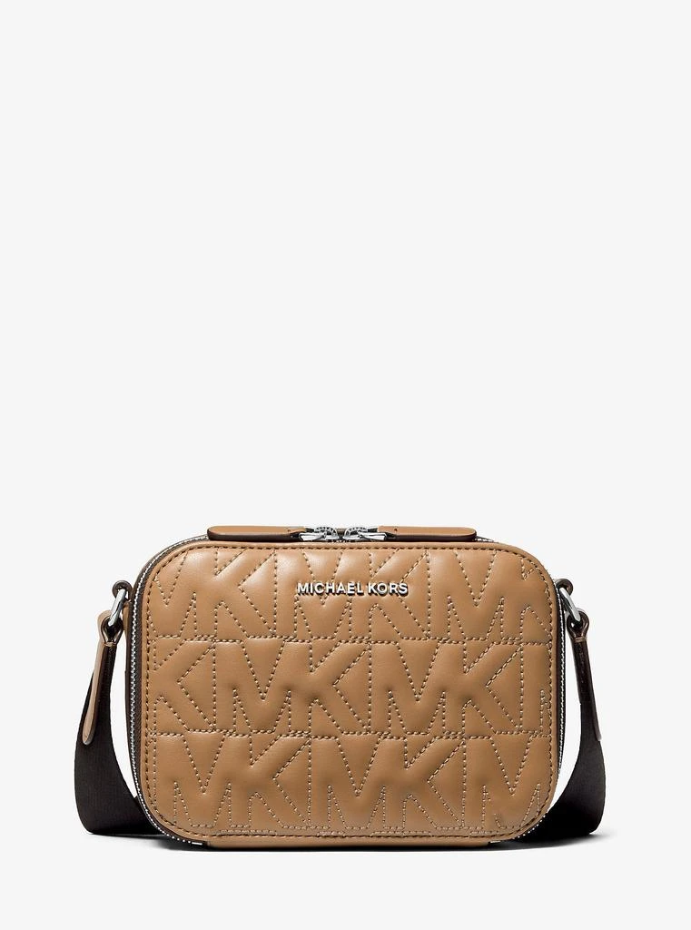 Michael Kors Hudson Logo Embossed Crossbody Bag 1