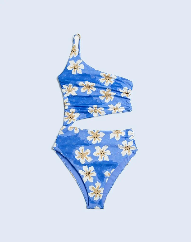 Madewell Zulu 
Zephyr Hawaii Ruched One-Piece Swimsuit 6