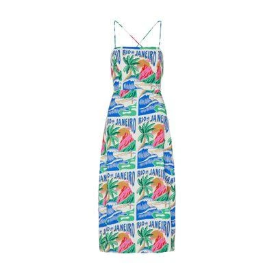 Carioca Posters Midi Dress On Sale Now With Up To 50 Off Discover
