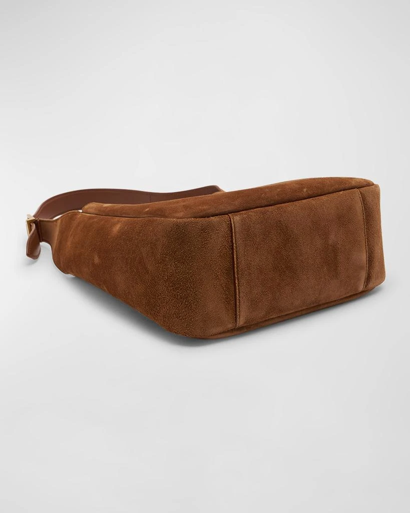 Yves Saint Laurent Le 5 A 7 Small Suede Hobo Shoulder Bag 7