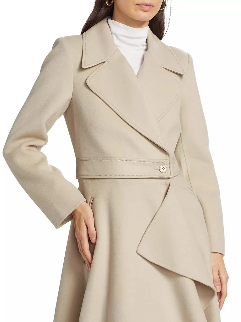 Mackage Rose Wool and Leather Coat 7