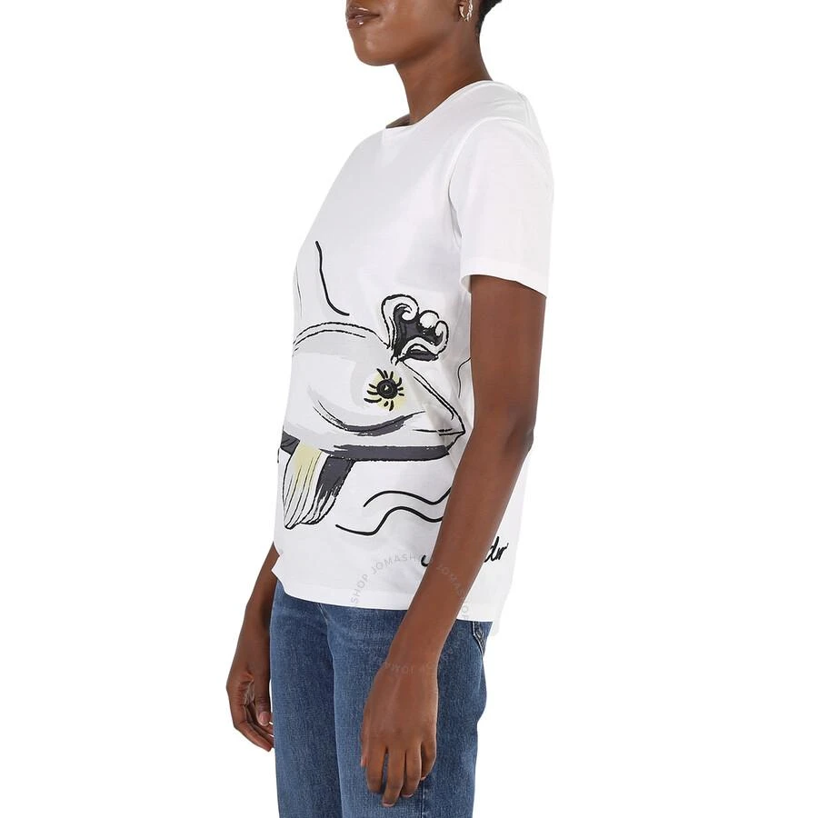 Moncler Ladies Dolphin Embroidered T-Shirt 3