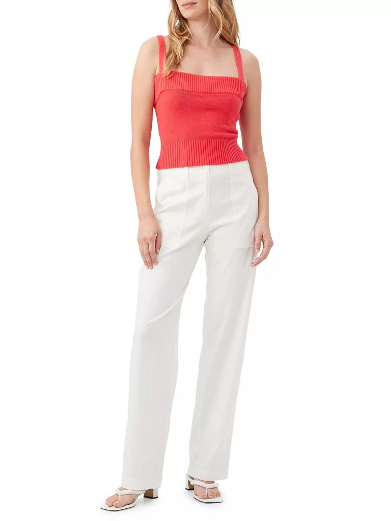 Trina Turk Antonia 2 Stretch-Linen Pants 2