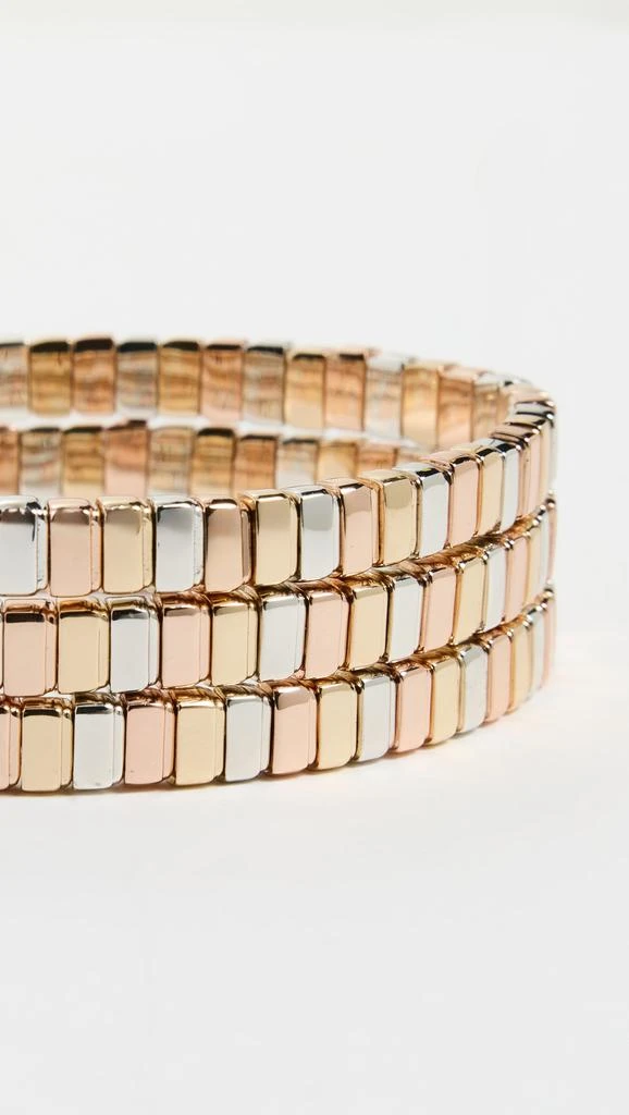 Roxanne Assoulin The Flat Mini Cobra Bracelet Trio Set 4