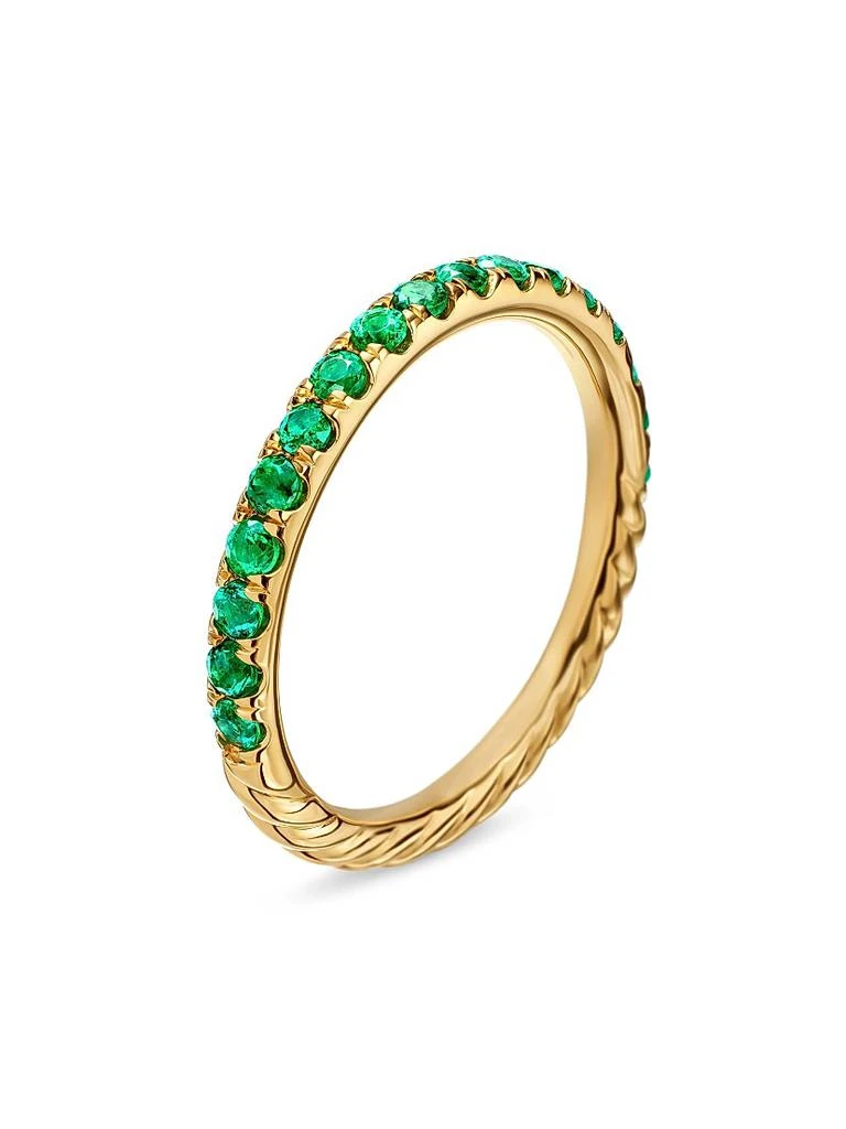 David Yurman Cable Collectibles Stack Ring in 18K Yellow Gold 2