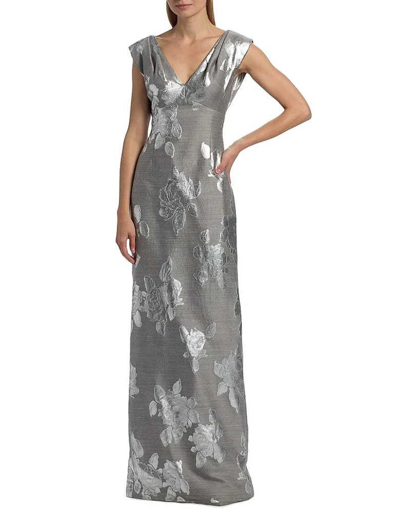 knee length dresses for ladies Floral Fil Coupe Sleeveless A Line Dress  Lela Rose