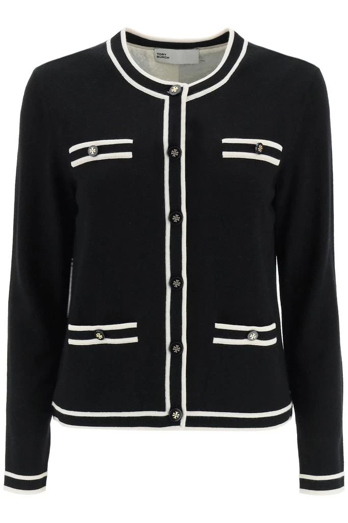 Tory Burch kendra merino wool cardigan 1