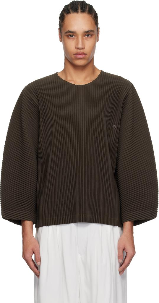 Homme Plissé Issey Miyake Off-White Turbine T-shirt - T