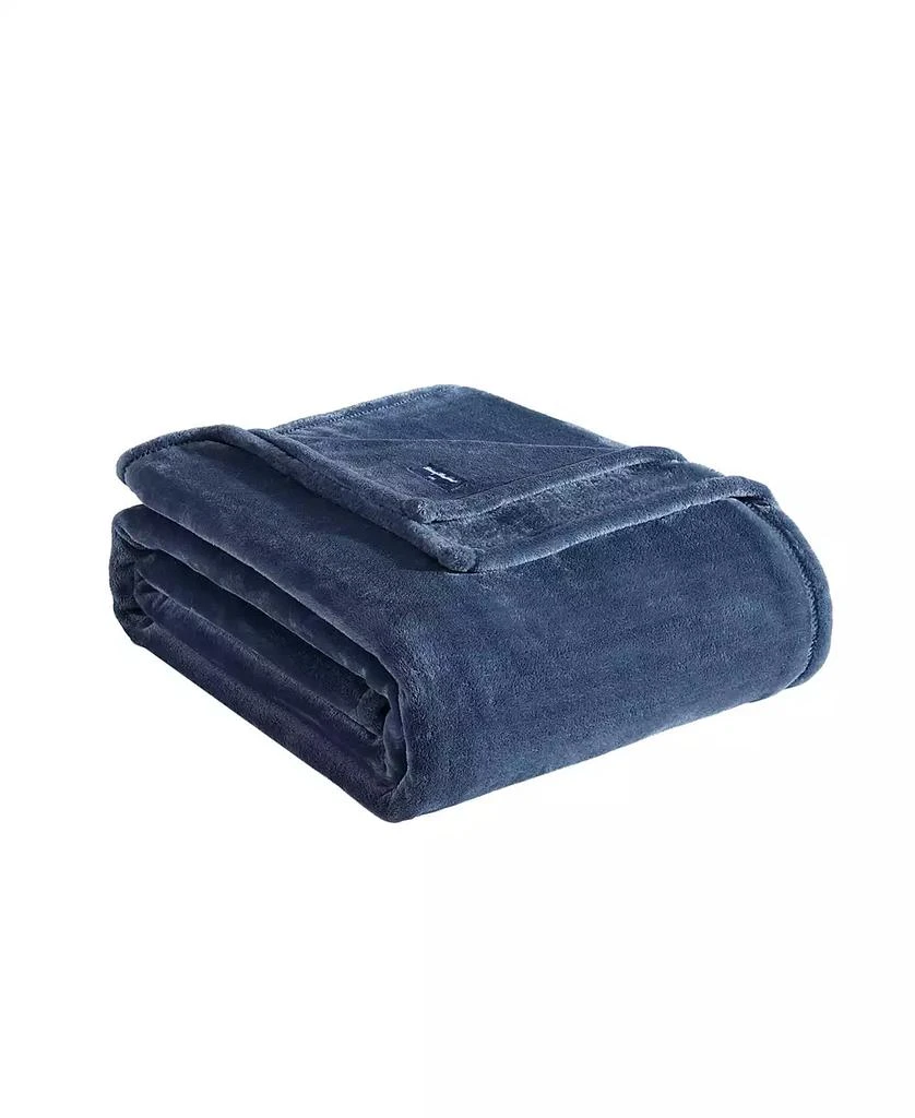 Tommy Bahama Solid Ultra Soft Plush Blanket 2