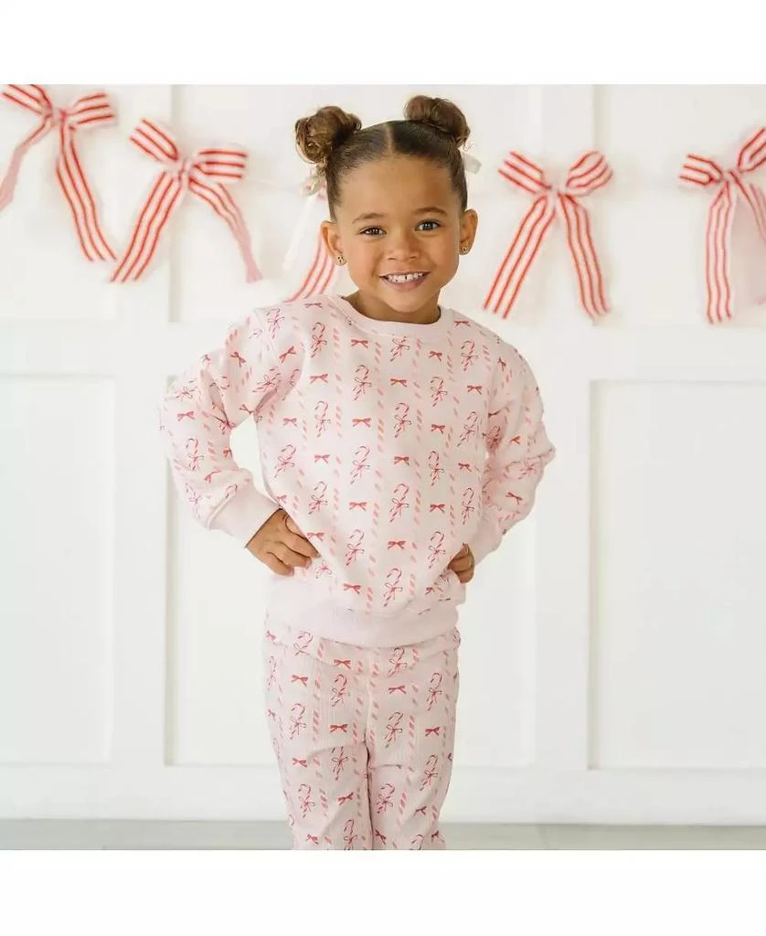 Sweet Wink Toddler Girls Candy Cane Lane Christmas Sweatshirt 3