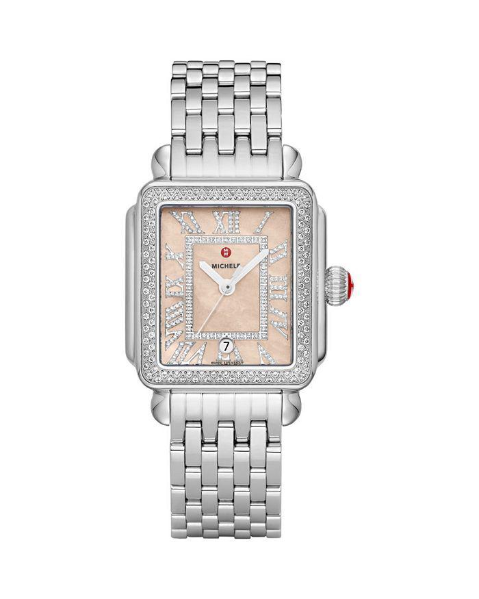 MICHELE Deco Madison Watch, 33mm x 35mm