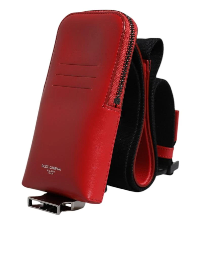 Dolce 
Gabbana Leather Logo Zip Around Card Holder Wide Strap Wallet Men
s (Copy) 3