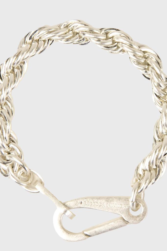 Rebecca Minkoff Braided Rope Chain Clip Closure Bracelet