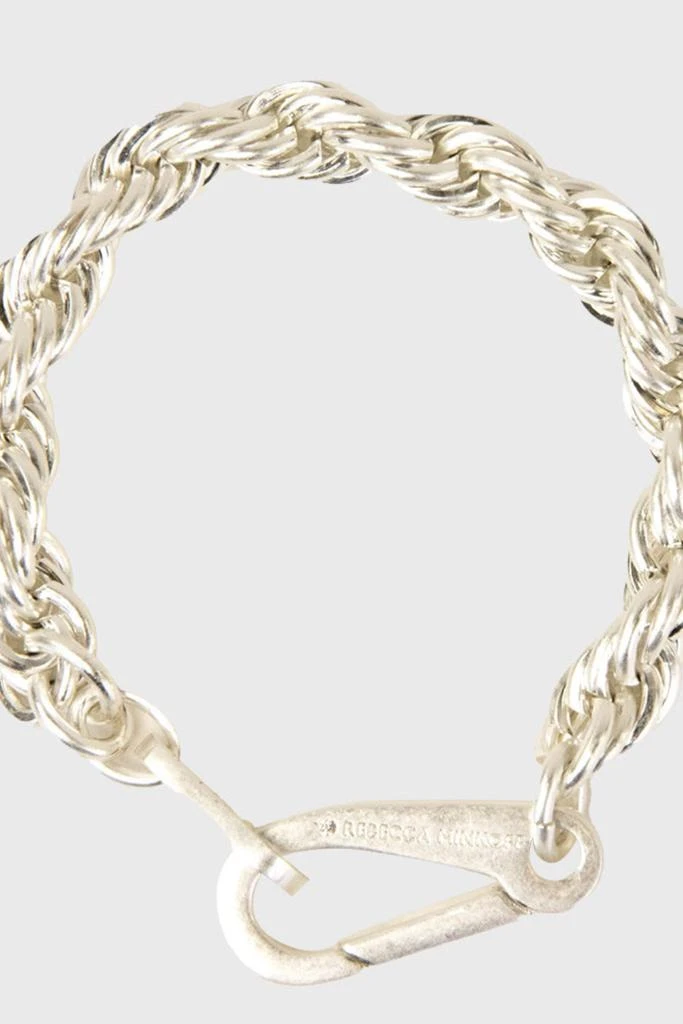 Rebecca Minkoff Braided Rope Chain Clip Closure Bracelet 2