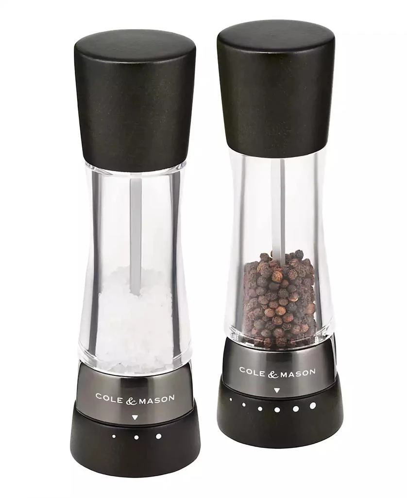 Cole & Mason 2 Piece Salt and Pepper Mill Derwent Wood Gift Set 1