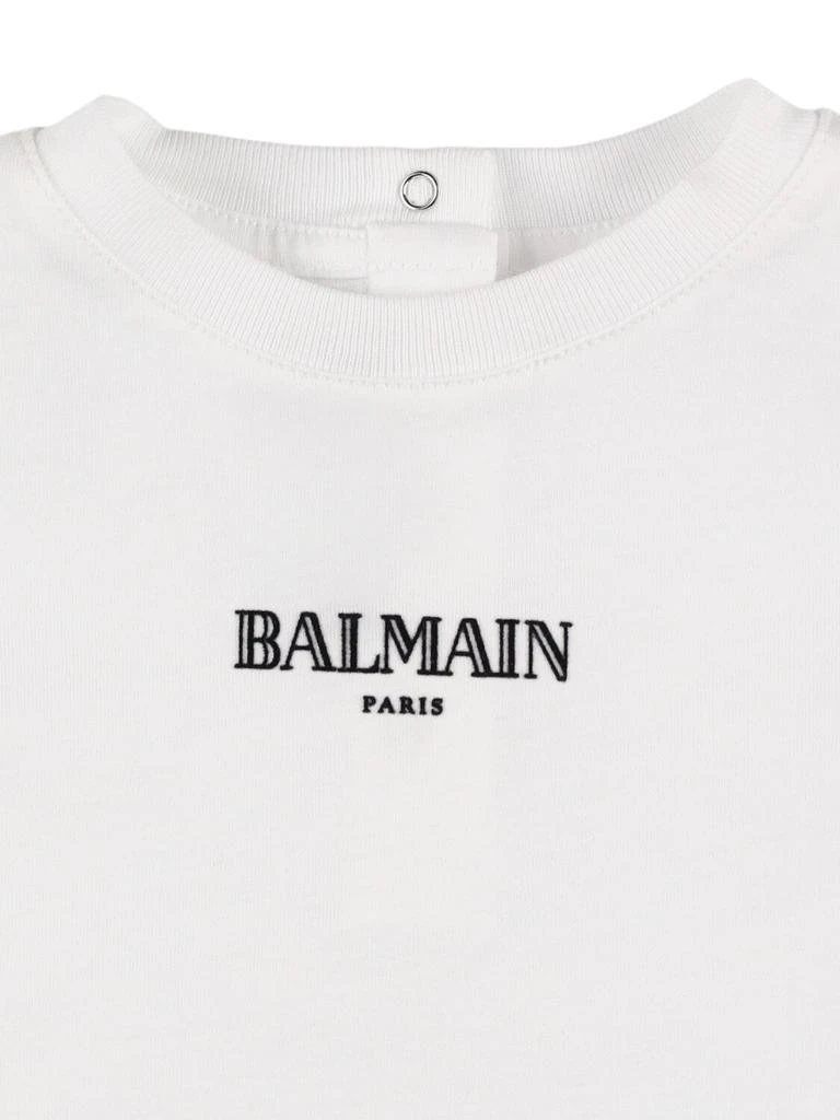 Balmain Printed Cotton Jersey T-shirt 1