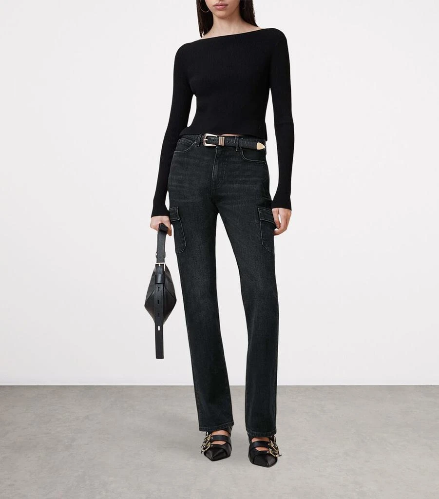 ALL SAINTS Hollis Cargo Bootcut Jeans 3