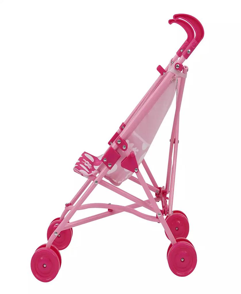 Peppa Pig Pink  White Dots Doll Umbrella Stroller