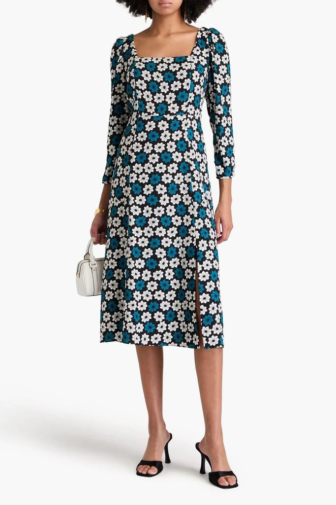 Diane von Furstenberg Joanna floral-print crepe midi dress 2
