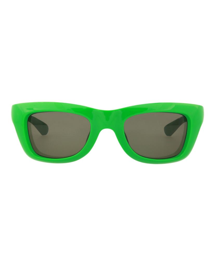 Bottega Veneta Square-Frame Injection Sunglasses