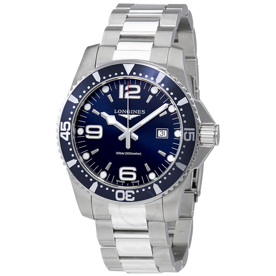 Longines HydroConquest Blue Dial Stainless Steel Men's 44mm Watch L38404966