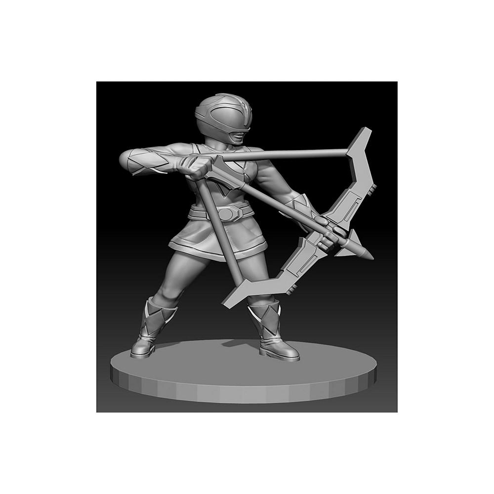 Renegade Game Studios Power Rangers Roleplaying Game Hero Unpainted Miniature Set, 12 Piece