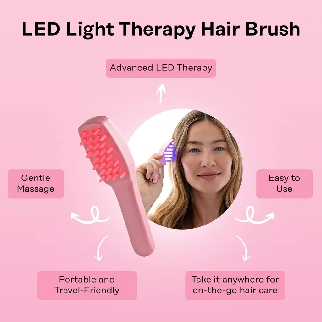 Skin Gym Skin Gym LED Stimulating Hair Brush 8